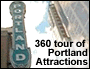 360 degree views of Porltand attractions